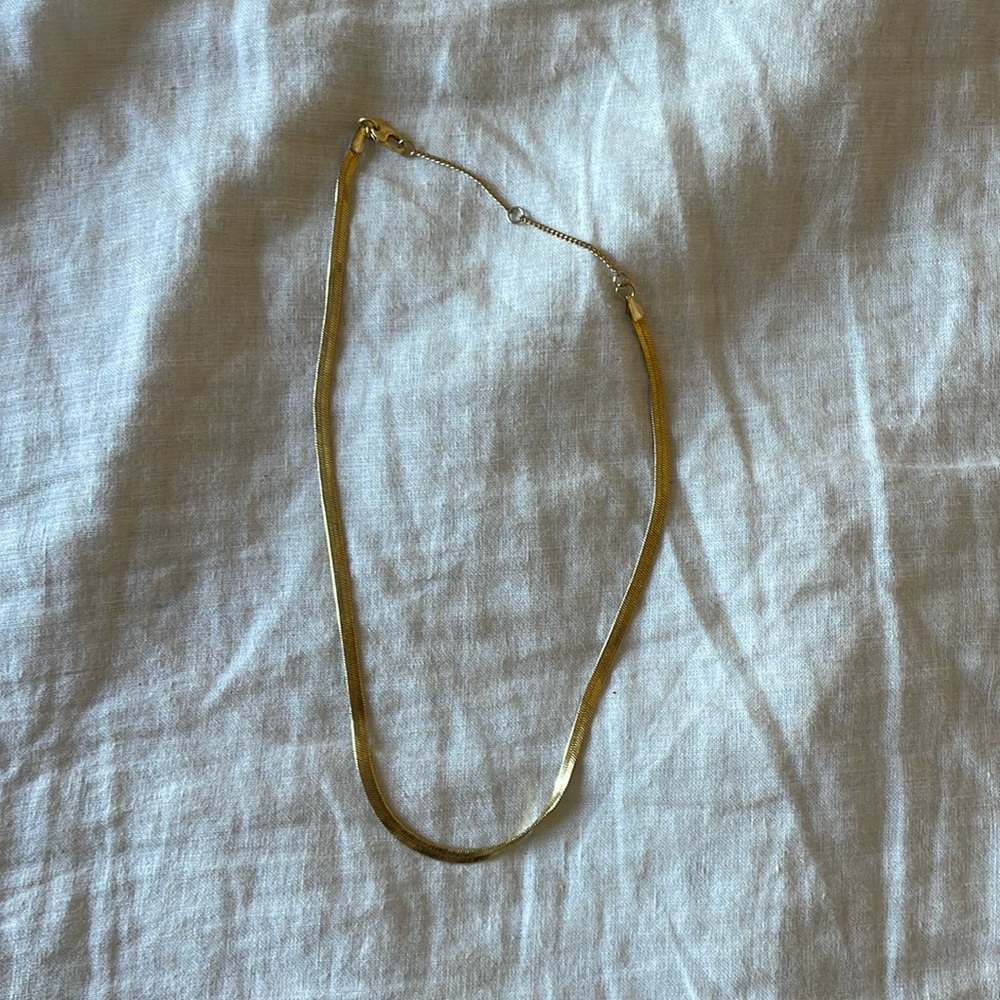 Madewell Herringbone Gold Chain